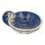 Steuben Vintage Snail Swirl Handle Glass Bowl for Olives, Nuts or Candies For Sale