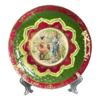 Vintage Plate from Imperial Crown China, Austria For Sale