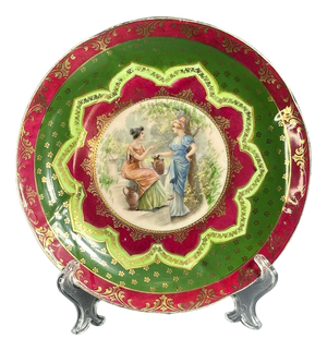 Vintage Plate from Imperial Crown China, Austria
