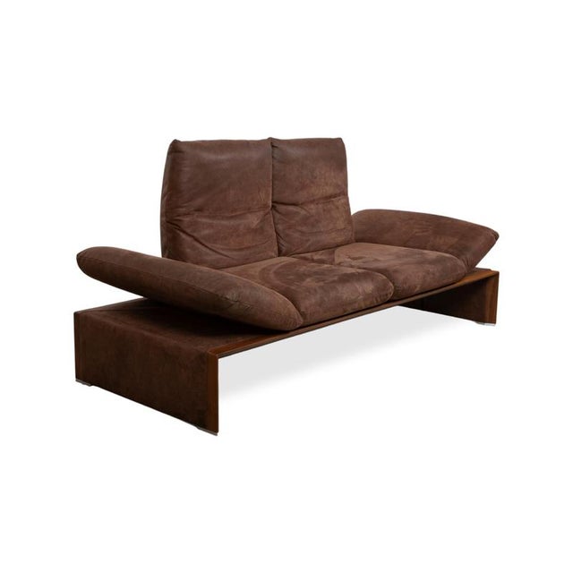 Modern Harriet 2-Seater Sofa in Tobacco Brown Leather from Koinor For Sale - Image 3 of 18