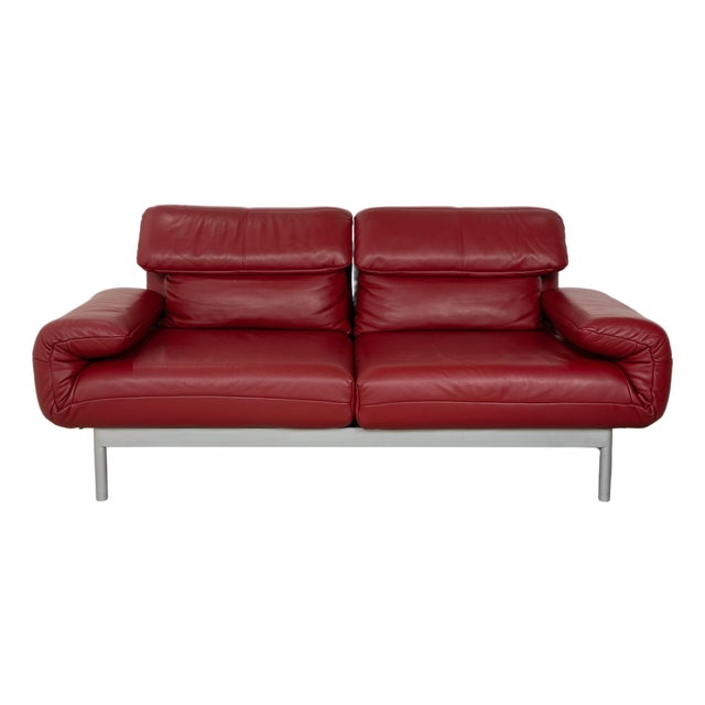Plura Two-Seater Sofa in Leather from Rolf Benz For Sale