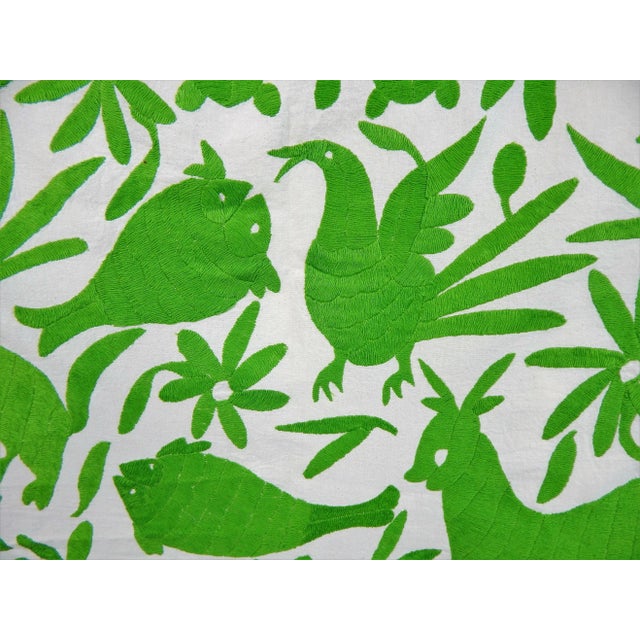 Wild Animals Green Embroidered Tapestry For Sale In Orlando - Image 6 of 13