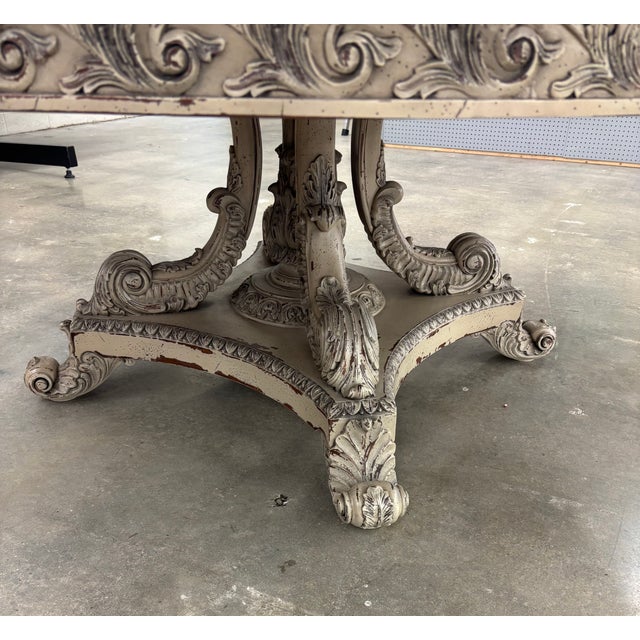 1990s 1990s Heritage Round Dining Table For Sale - Image 5 of 6