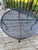 woodard attributed iron mcm coffee table. pairs with vintage or modern iterations within same brand 30 in diameter no...