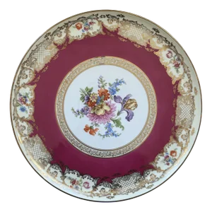 Early-20th Century Tirschenreuth Bavaria Decorative Porcelain Plate