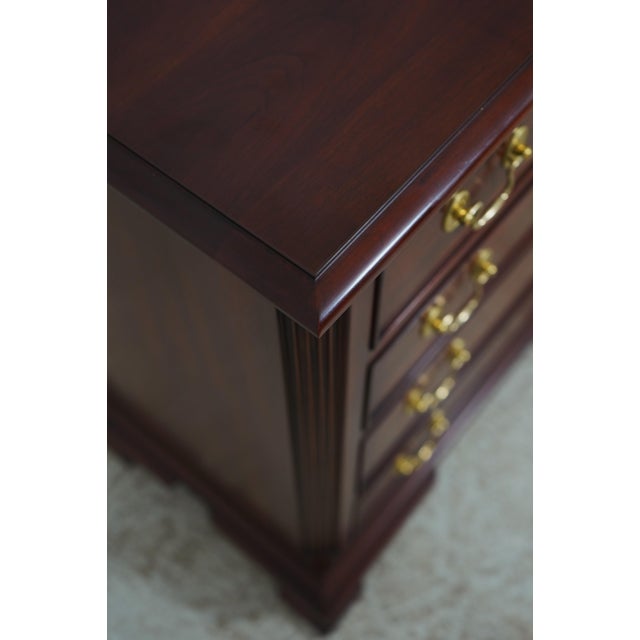 Pair of Henkel Harris Model 116 Cherry Nightstands For Sale - Image 13 of 18