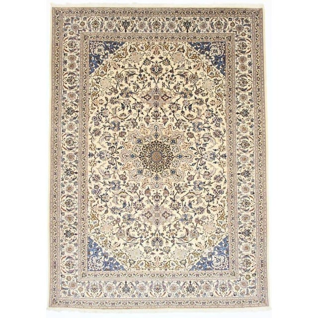 Hand-knotted Nain Oriental rug | Knot density: 320.000 – 360.000 / m² | Material: Wool & Silk / Cotton | Size: 350 x 253...