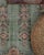 1970s Vintage Handmade Wool Cotton Green Area Rug For Sale - Image 4 of 12