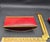 Mid-Century Modern Vintage 1940s Burgundy Leather Desk Accessory Set 4 Pieces For Sale - Image 3 of 8