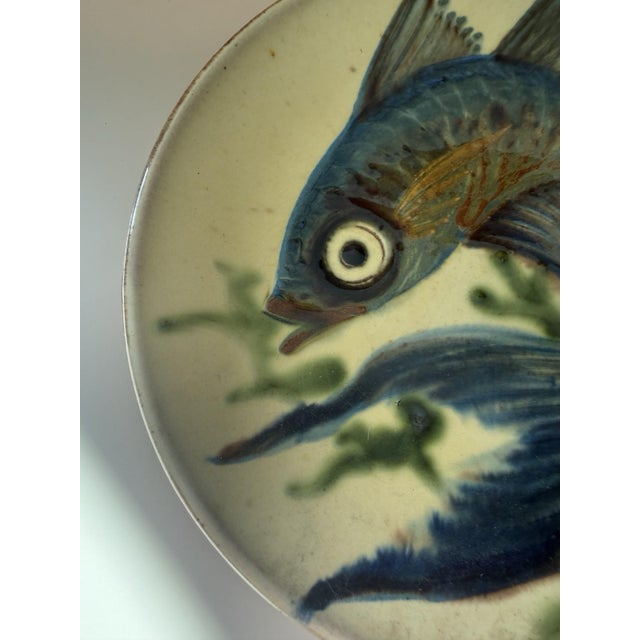 Vintage Puigdemont Ceramic Wall Plate For Sale In Las Vegas - Image 6 of 7