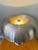 Metal Mushroom Table Lamp in Aluminum and Chrome by Luigi Massoni for Guzzini, Italy, 1970s For Sale - Image 7 of 18
