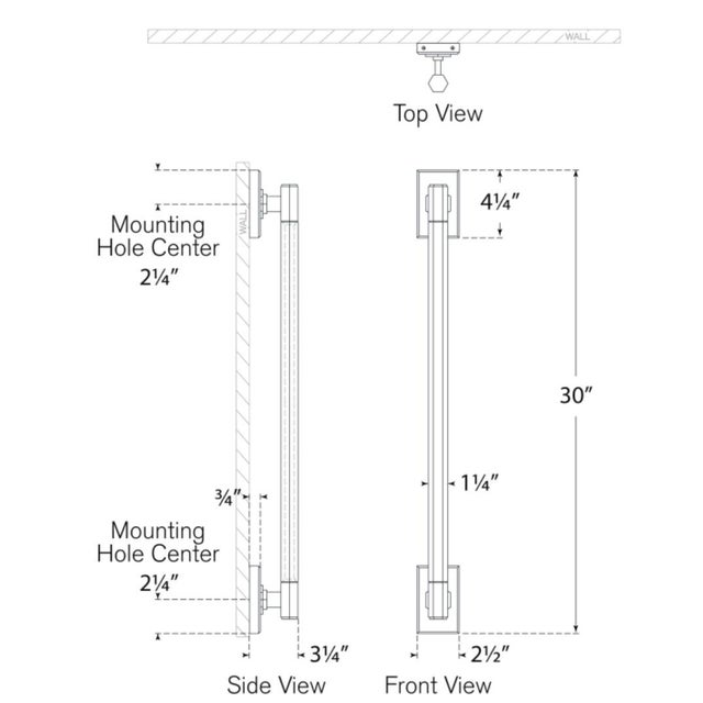 Visual Comfort Chapman & Myers for Visual Comfort Signature Hawthorne 30" Linear Bath Light in Antique-Burnished Brass with White Glass For Sale - Image 4 of 6