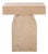 Baraki End Table in Bleached White For Sale