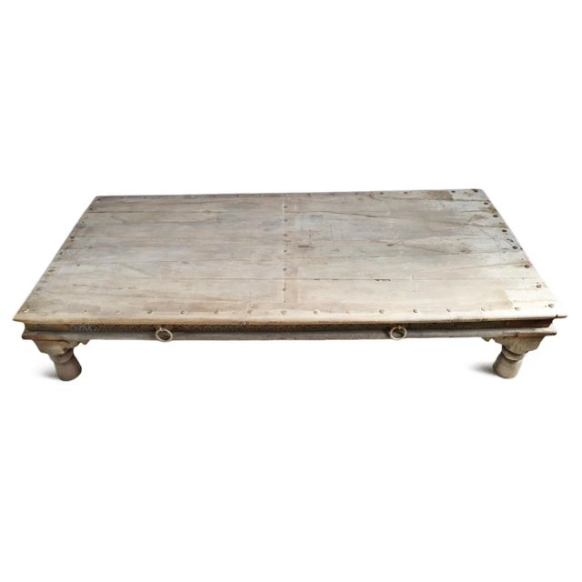 Mid 20th Century Teak Takhat Coffee Table For Sale - Image 4 of 9