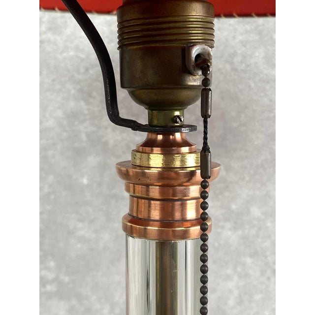 Brown Art Nouveau Desk Lamp, 1900 For Sale - Image 8 of 13