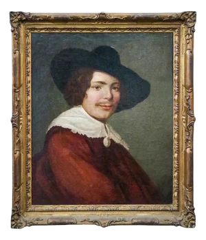 Flemish Artist after Frans Hals, Portrait of a Young Man, 1700s, Oil on Canvas