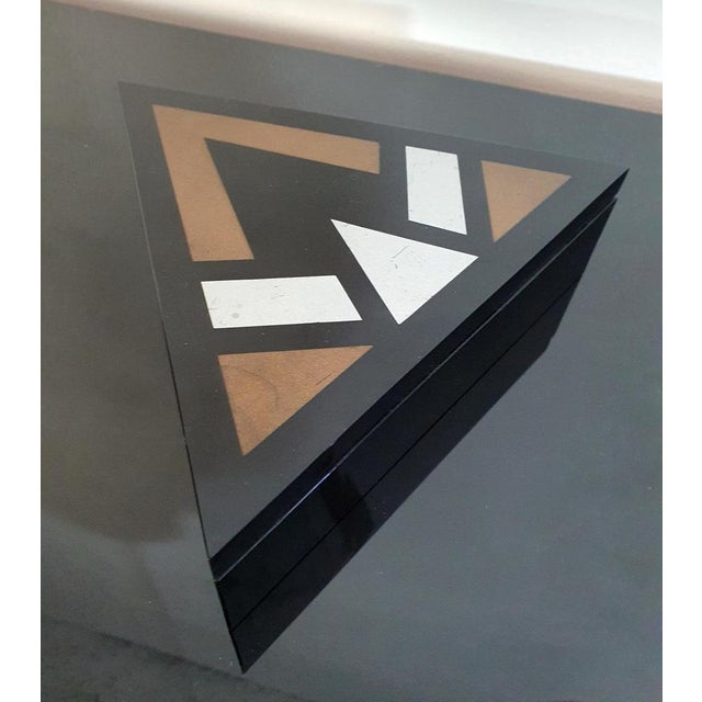 Art Deco Style Acrylic Glass Trinket Box, 1960s For Sale - Image 4 of 9