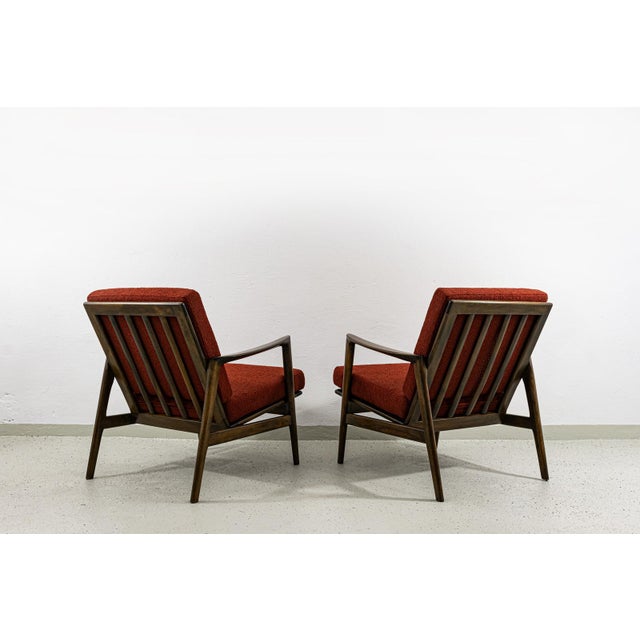 Vintage Lounge Chairs from SFM, Poland, 1960s, Set of 2 For Sale - Image 10 of 17