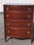 Vintage Mid 20th Century Federal Hepplewhite Style Mahogany Four Drawer Chest of Drawers For Sale - Image 9 of 10