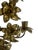 Metal Antique French Brass Lilly Five Arm Candelabra For Sale - Image 7 of 10