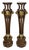 Neoclassical Empire Style Parcel Gilt Pedestals - A Pair For Sale