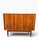 Danish Teak Four-Drawer Dresser | Arne Vodder | Sculpted Pulls & Finished Back | C. 1960s, Attributed For Sale - Image 9 of 13
