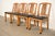 1960s Henredon Style Mid-Century Hollywood Regency Carved Walnut and Cane Dining Chairs, Set of Four For Sale - Image 5 of 16