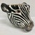 Ceramic Boho Chic Ceramic Zebra Cachepot For Sale - Image 7 of 10