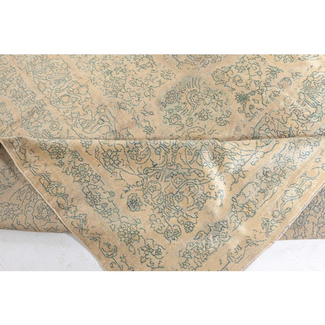 Fine Anitque Indian Animal Hand Knotted Wool Rug For Sale In New York - Image 6 of 8