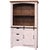 Greenview Sliding Door Bookcase - Distressed White For Sale - Image 4 of 4