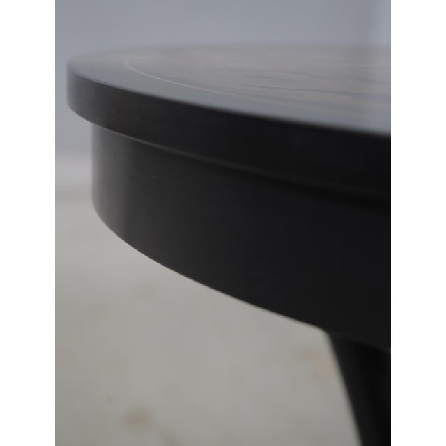 Baker French Regency Round Tripod Table W. Decorated Top For Sale - Image 12 of 15