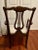 Hepplewhite Arm Chairs Chippendale Hepplewhite Lyre Back Hinkle Harris Mahogany Vintage For Sale - Image 3 of 7