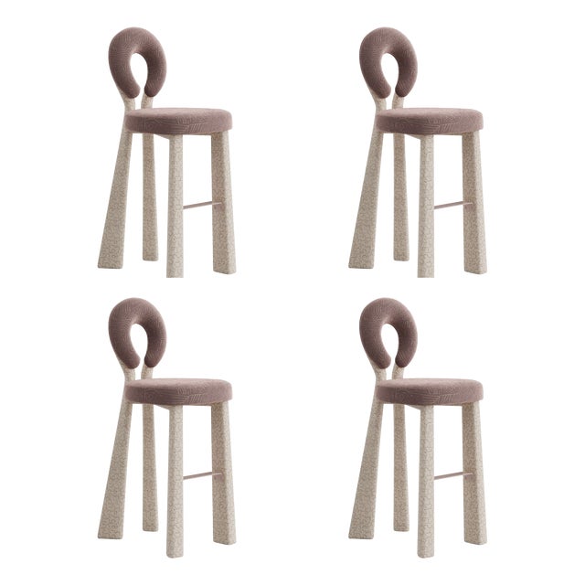 Mary Bar Chairs by Ottiu, Set of 4 For Sale