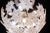 Murano Sputnik White Flowers Chandelier, 1980s For Sale - Image 4 of 10