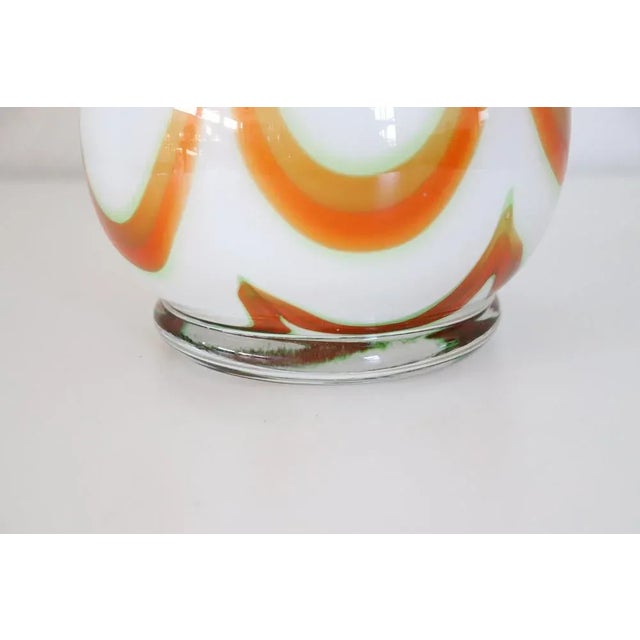Italian Murano Artistic Glass Vase, 1960s For Sale - Image 4 of 11