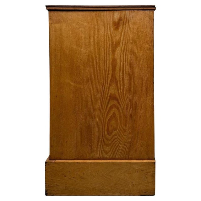 Antique English Victorian Oak Drawer Chest For Sale - Image 10 of 12