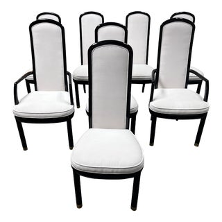 Henredon Mid Century Modern Dining Chairs, Set of Eight For Sale