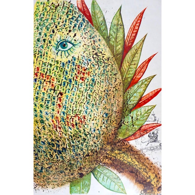 ARTIST: Salvador Dali TITLE: Vegetation Inedit (Pineapple) MEDIUM: Etching SIGNED: Hand Signed by SALVADOR DALI PUBLISHER:...