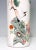 White Large Chinese Republic White Porcelain Cylinder Vase, Hat Stand With Red Crowned Cranes on Wood Display Stand For Sale - Image 8 of 11