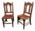 Antique Gothic Pitch Pine Hall Chairs, 1890, Set of 2 For Sale