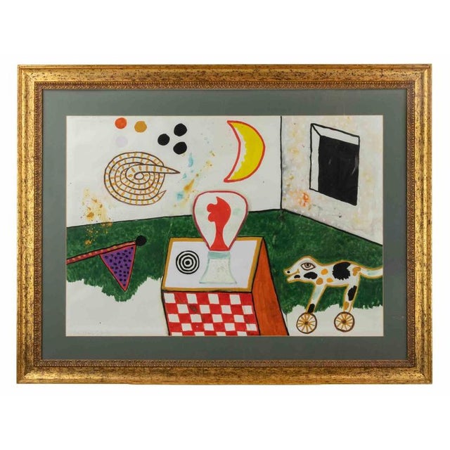 Alan Davie, Magic Camp N. 16, Mixed Media, 1972 For Sale - Image 6 of 6