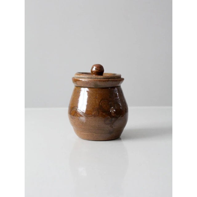 Vintage Studio Pottery Jar For Sale - Image 11 of 12