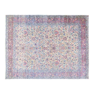 Vintage Hand Knotted Rug,8'9"X11'5" For Sale