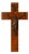 Antique French Burlwood Crucifix, 1900s For Sale