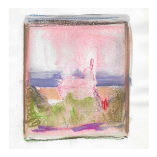 Charles Dudley 1996 Abstract Landscape Pastel For Sale