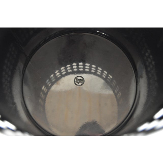 Metal Black RM Wastebasket by Richard Müller, Denmark, 1970s For Sale - Image 7 of 9