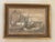 Mid 19th Century 19th Century European Sepia Wash Architectural Landscape Drawing in Pencil & Chalk, Framed For Sale - Image 5 of 16