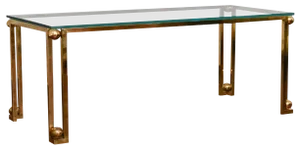 Brass Frame Pallino Dining Table