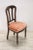 19th Century Chair in Beech Wood with Velvet Seat For Sale - Image 6 of 11