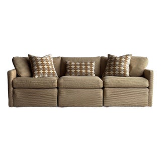 Vintage Modular Three-Piece Sectional Sofa, C. 1990 For Sale